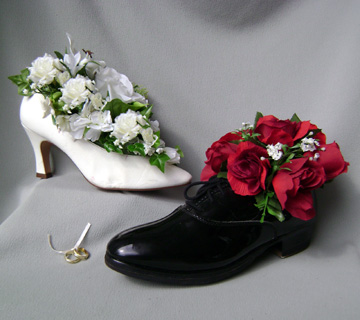 whose shoes shoe bride and groom